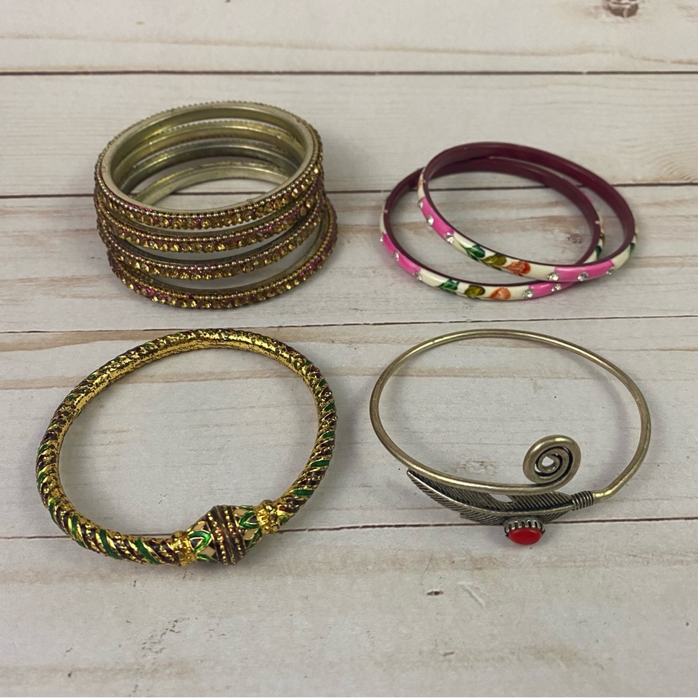 Modern Bangle Bracelet Lot Costume Jewelry